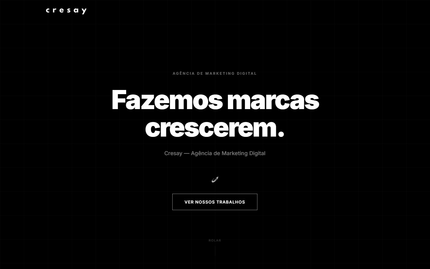 Screenshot Cresay Agência